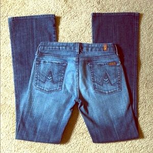 7 for all mankind “A” pocket jeans size 28